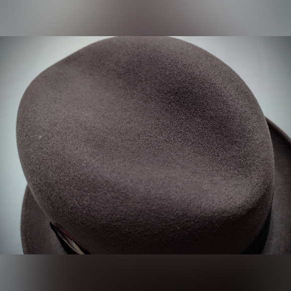 Pristine Vintage Adam Harvard '40 Fedora Fur Felt Hat Premier Quality 5th Ave NY - Picture 6 of 16